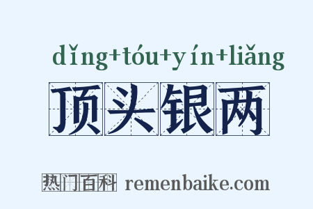 顶头银两是什么意思的图片